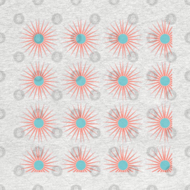 Starburst like pattern on transparent background by ikshvaku